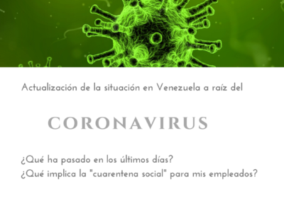 Actualización de la situación en Venezuela a raíz del coronavirus